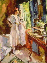 Am offenen Fenster, 1916